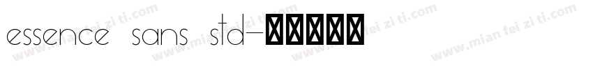 essence sans std字体转换
